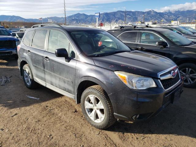 JF2SJAHC0FH541541 - 2015 SUBARU FORESTER 2.5I LIMITED GRAY photo 4