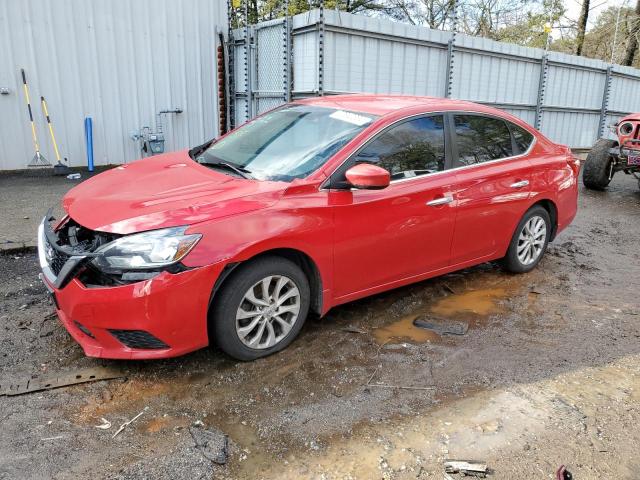 3N1AB7APXJL618596 - 2018 NISSAN SENTRA S RED photo 1
