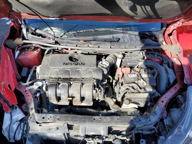 3N1AB7APXJL618596 - 2018 NISSAN SENTRA S RED photo 11