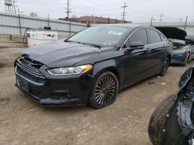 3FA6P0K92DR166386 - 2013 FORD FUSION TITANIUM BLACK photo 1