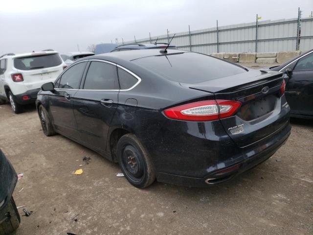 3FA6P0K92DR166386 - 2013 FORD FUSION TITANIUM BLACK photo 2