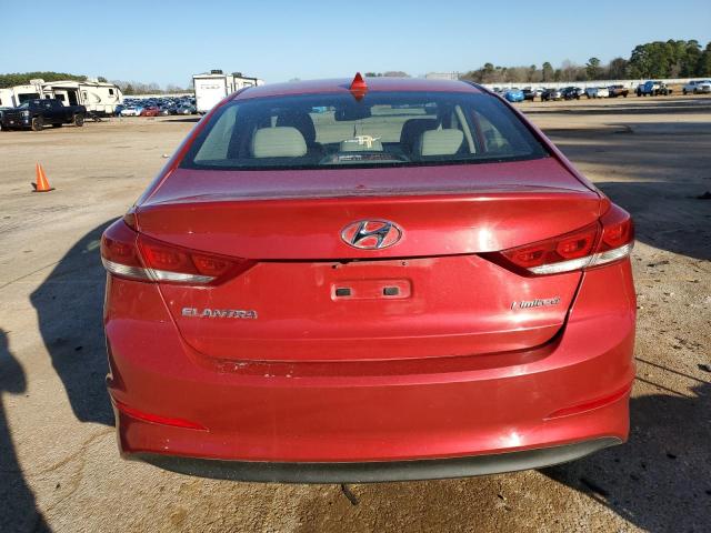 5NPD84LF6HH036310 - 2017 HYUNDAI ELANTRA SE RED photo 6