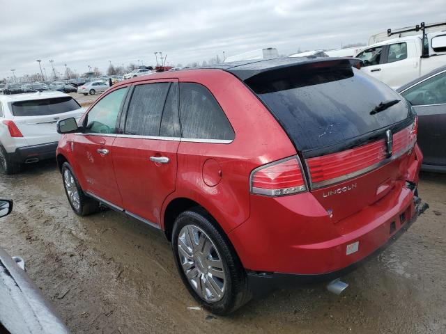 2LMDJ8JC9ABJ18134 - 2010 LINCOLN MKX RED photo 2