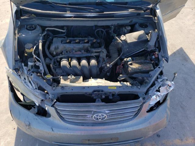 1NXBR32E84Z209117 - 2004 TOYOTA COROLLA CE SILVER photo 11