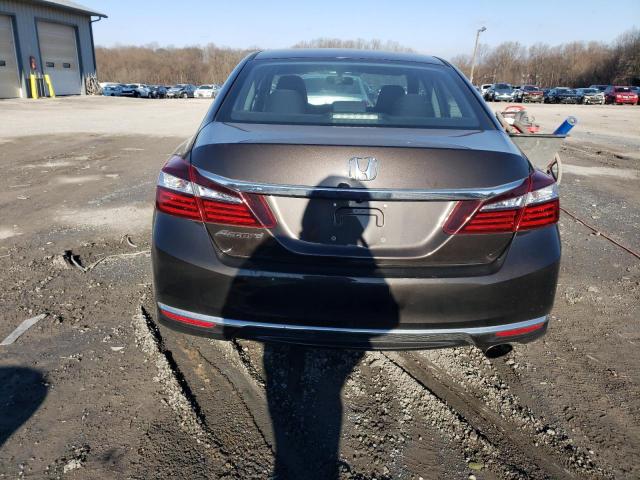 1HGCR2F35GA222703 - 2016 HONDA ACCORD LX BLACK photo 6