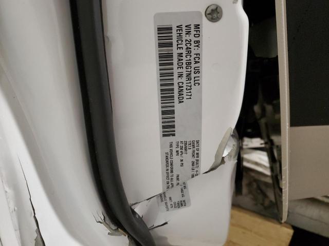 2C4RC1BG7NR173171 - 2022 CHRYSLER PACIFICA TOURING L WHITE photo 13