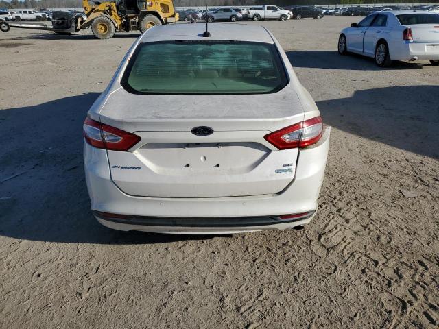 3FA6P0HR3DR119486 - 2013 FORD FUSION SE WHITE photo 6