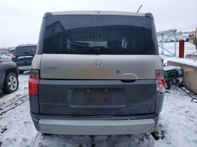 5J6YH18504L016232 - 2004 HONDA ELEMENT EX SILVER photo 6