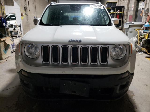 ZACCJADT6GPC82413 - 2016 JEEP RENEGADE LIMITED WHITE photo 5