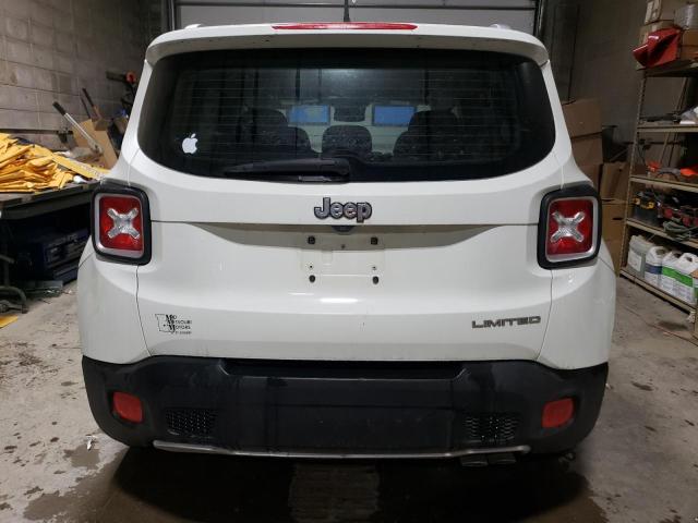 ZACCJADT6GPC82413 - 2016 JEEP RENEGADE LIMITED WHITE photo 6