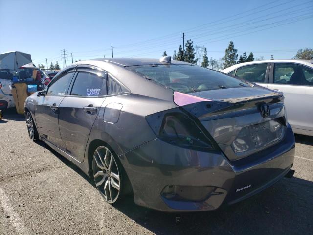 2HGFC2F7XJH529939 - 2018 HONDA CIVIC EX GRAY photo 2