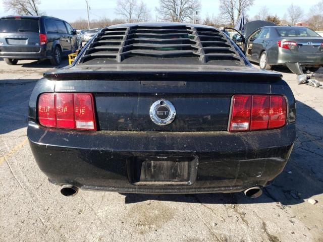 1ZVFT82H365175368 - 2006 FORD MUSTANG GT BLACK photo 6