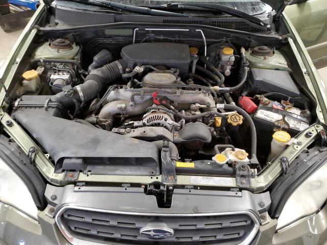 4S4BP62C066345402 - 2006 SUBARU LEGACY OUTBACK 2.5I LIMITED GREEN photo 11