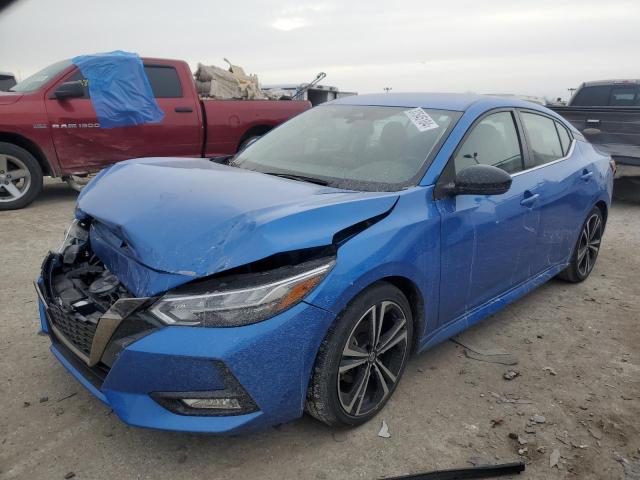 3N1AB8DV8NY236219 - 2022 NISSAN SENTRA SR BLUE photo 1