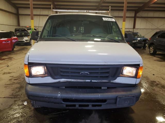 1FTRE14W56HA37813 - 2006 FORD ECONOLINE E150 VAN WHITE photo 5