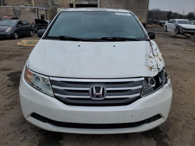 5FNRL5H66DB057217 - 2013 HONDA ODYSSEY EXL WHITE photo 5