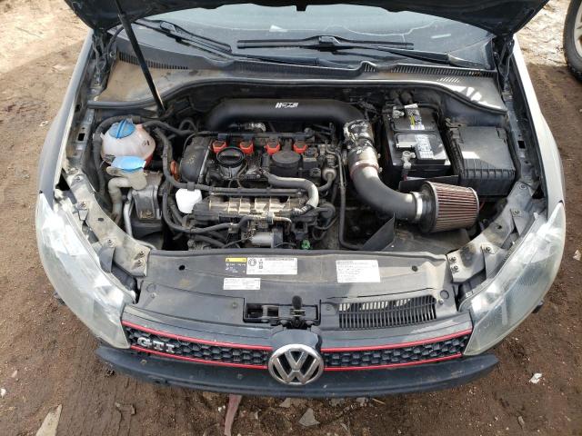 WVWEV7AJ5DW122024 - 2013 VOLKSWAGEN GTI GRAY photo 11