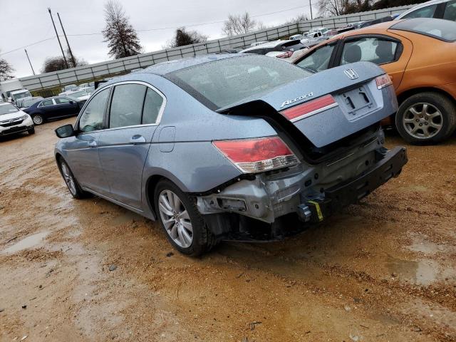 1HGCP2F87BA034100 - 2011 HONDA ACCORD EXL BLUE photo 2