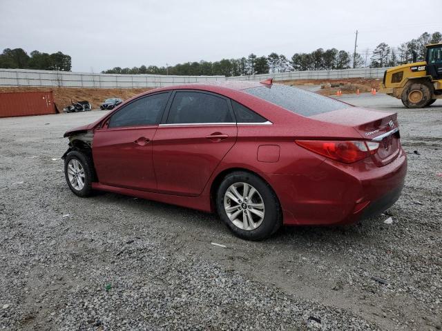 5NPEB4AC9EH934894 - 2014 HYUNDAI SONATA GLS BURGUNDY photo 2