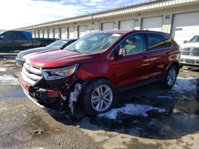 2FMPK3J81JBC50471 - 2018 FORD EDGE SEL BURGUNDY photo 1