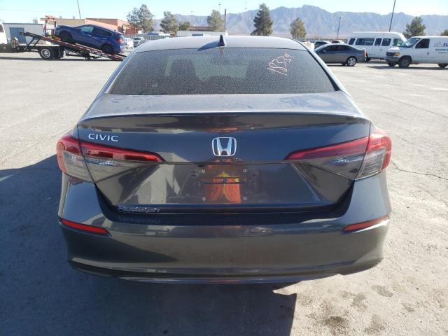 2HGFE2F21PH561976 - 2023 HONDA CIVIC LX GRAY photo 6