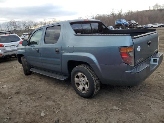 2HJYK16276H522846 - 2006 HONDA RIDGELINE RT BLUE photo 2