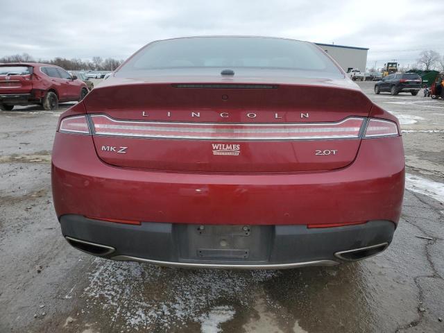 3LN6L5C90HR620380 - 2017 LINCOLN MKZ SELECT RED photo 6