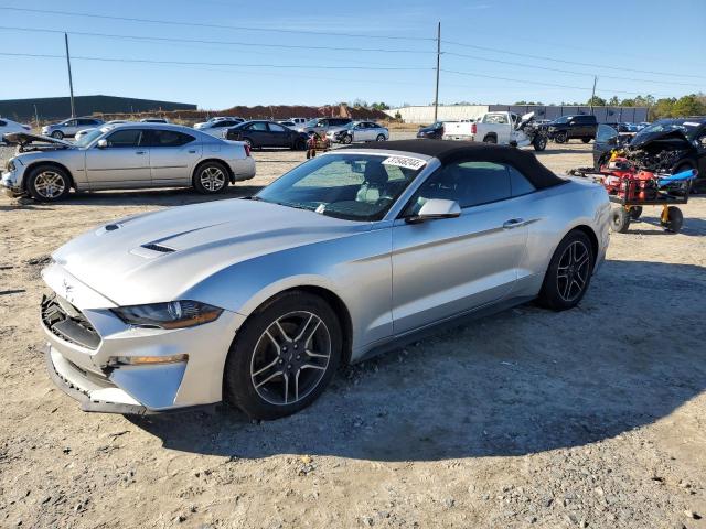1FATP8UHXJ5132880 - 2018 FORD MUSTANG SILVER photo 1