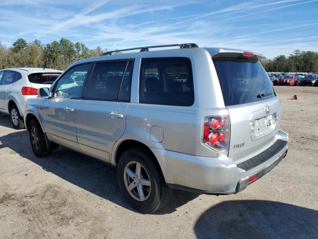 5FNYF28716B041746 - 2006 HONDA PILOT EX SILVER photo 2