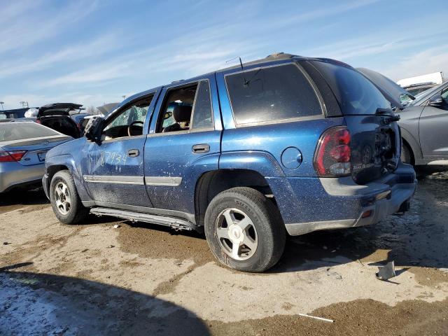 1GNDT13S022185922 - 2002 CHEVROLET TRAILBLAZE BLUE photo 2