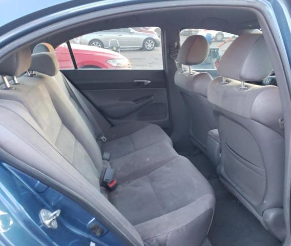 1HGFA16556L079304 - 2006 HONDA CIVIC LX BLUE photo 10