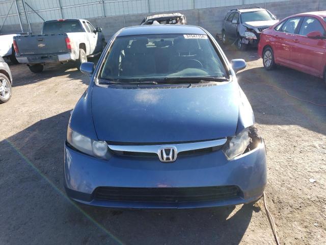 1HGFA16556L079304 - 2006 HONDA CIVIC LX BLUE photo 5