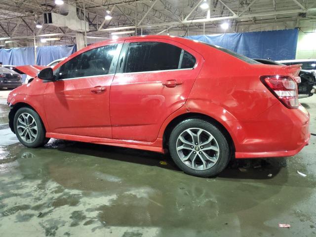 1G1JD5SH6H4168392 - 2017 CHEVROLET SONIC LT RED photo 2