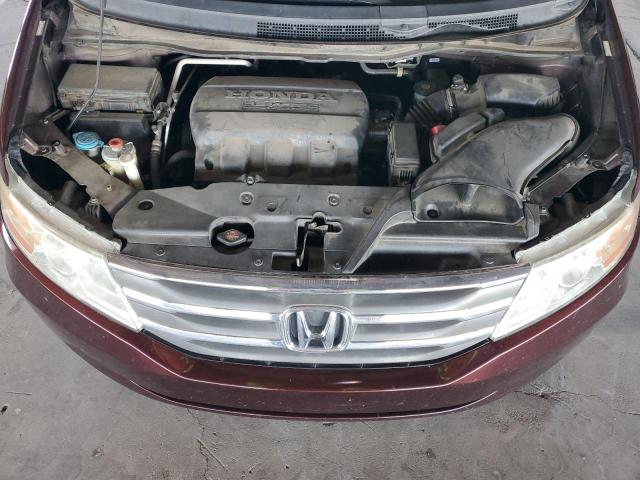 5FNRL5H49DB024601 - 2013 HONDA ODYSSEY EX BURGUNDY photo 12