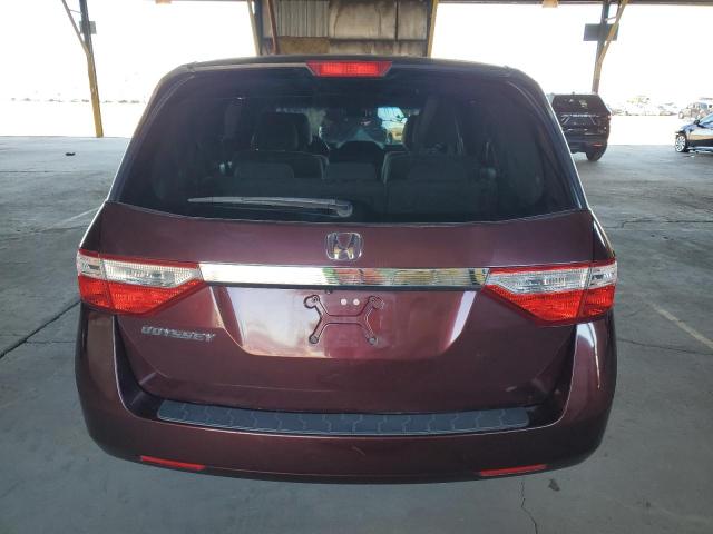 5FNRL5H49DB024601 - 2013 HONDA ODYSSEY EX BURGUNDY photo 6