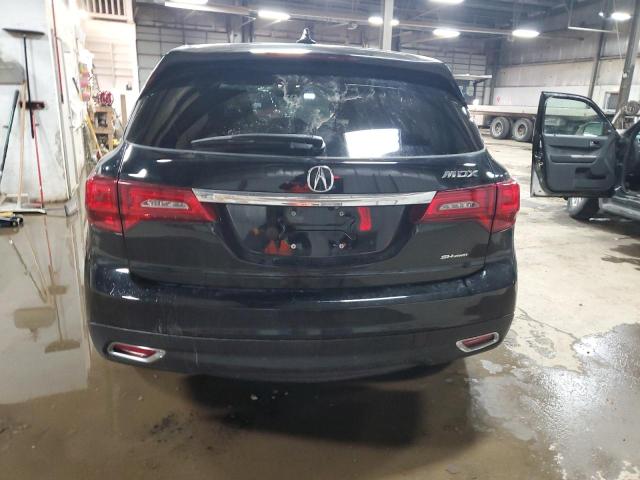 5FRYD4H42GB045764 - 2016 ACURA MDX TECHNOLOGY BLACK photo 6