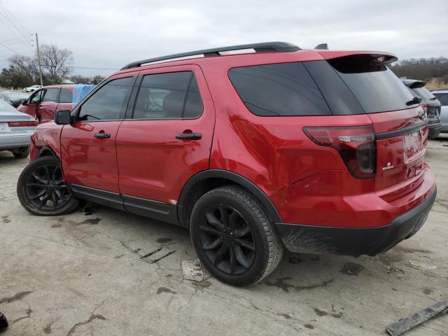 1FMHK8B85CGA90106 - 2012 FORD EXPLORER RED photo 2