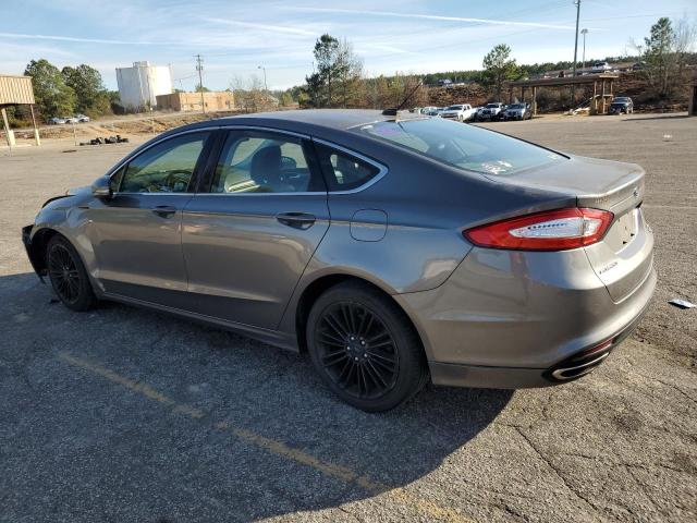 3FA6P0H95ER199875 - 2014 FORD FUSION SE GRAY photo 2