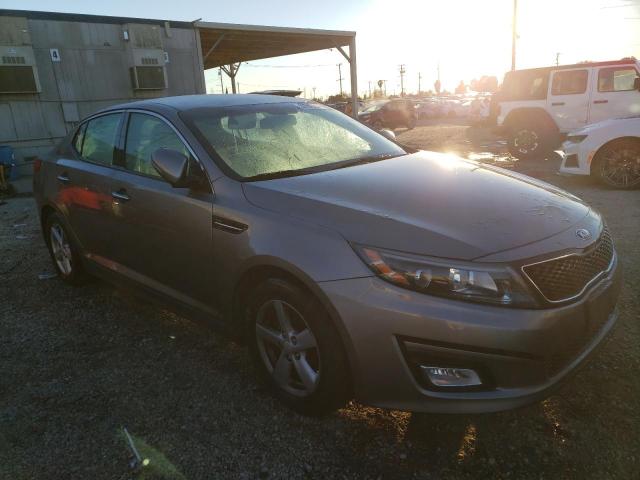 5XXGM4A74EG282963 - 2014 KIA OPTIMA LX GRAY photo 4