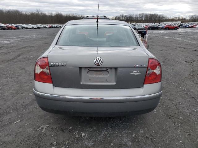 WVWBD63BX5P006965 - 2005 VOLKSWAGEN PASSAT GLS 4MOTION GRAY photo 6