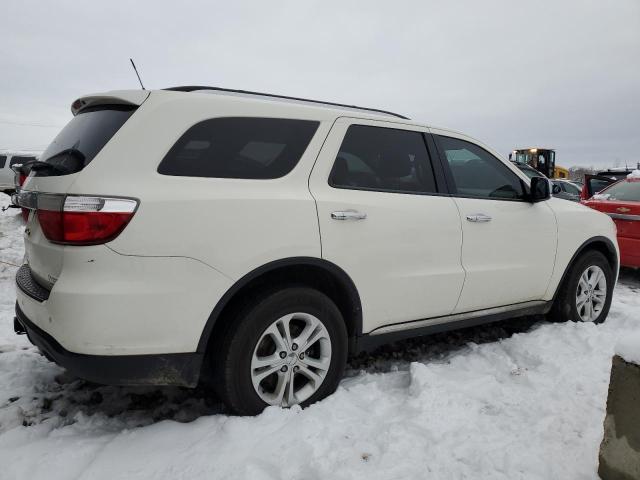 1D4RE4GG5BC598934 - 2011 DODGE DURANGO CREW WHITE photo 3