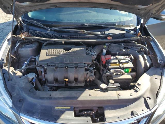 3N1AB7AP6FY360247 - 2015 NISSAN SENTRA S GRAY photo 11