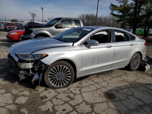 3FA6P0K98HR167998 - 2017 FORD FUSION TITANIUM SILVER photo 1