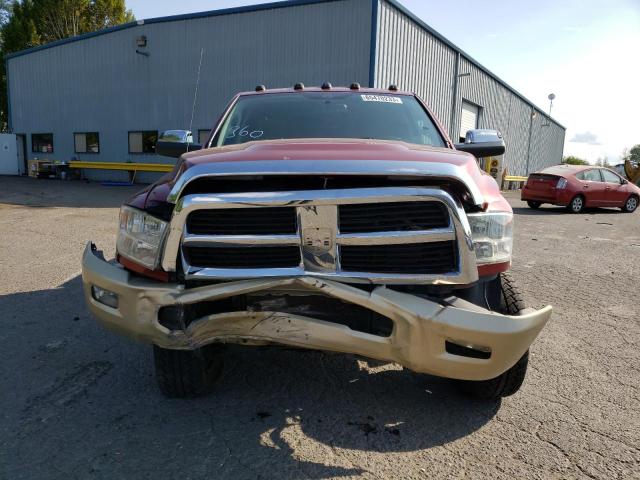 3C6UD5GL6CG225906 - 2012 DODGE RAM 2500 LONGHORN BURGUNDY photo 5