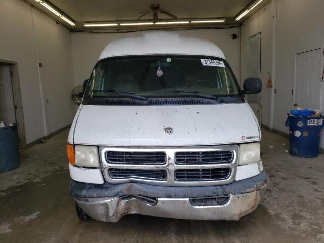 2B6HB11Y22K130777 - 2002 DODGE RAM VAN B1500 WHITE photo 5