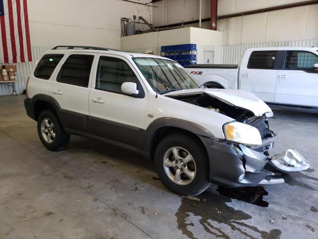 4F2CZ041X5KM23251 - 2005 MAZDA TRIBUTE S WHITE photo 4