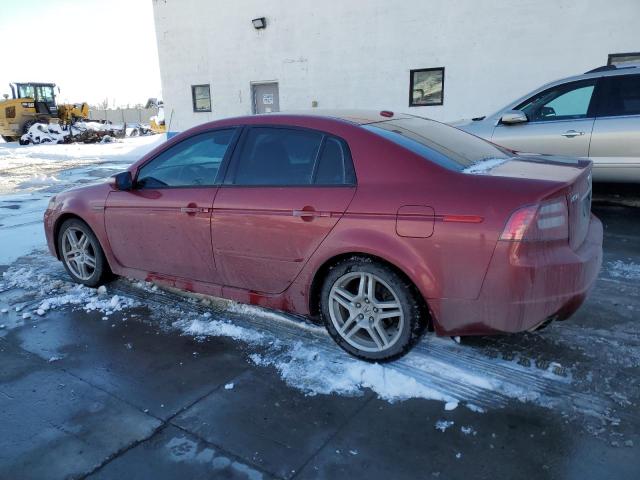 19UUA66207A035430 - 2007 ACURA TL RED photo 2