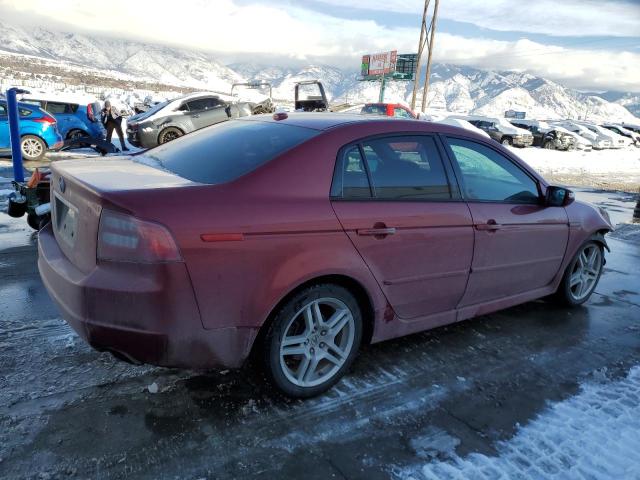 19UUA66207A035430 - 2007 ACURA TL RED photo 3