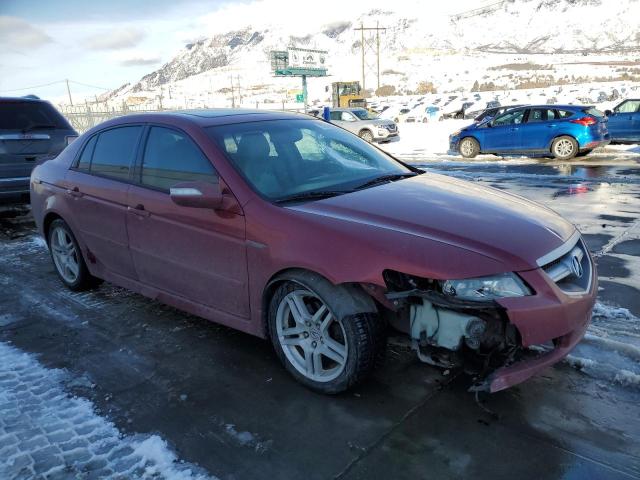 19UUA66207A035430 - 2007 ACURA TL RED photo 4