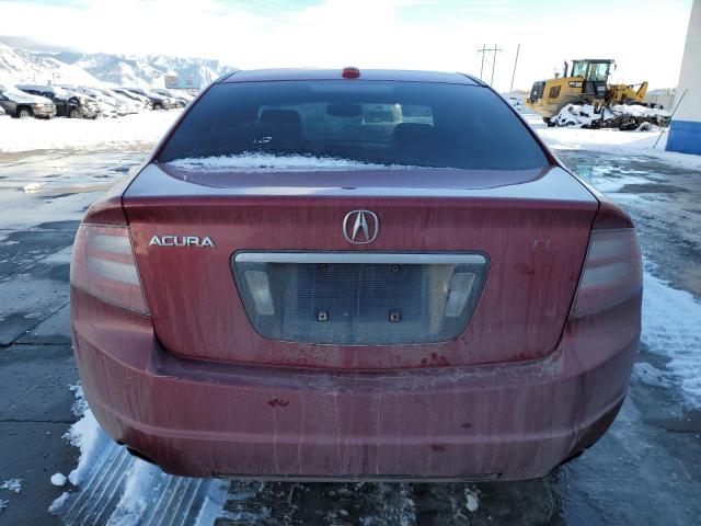 19UUA66207A035430 - 2007 ACURA TL RED photo 6